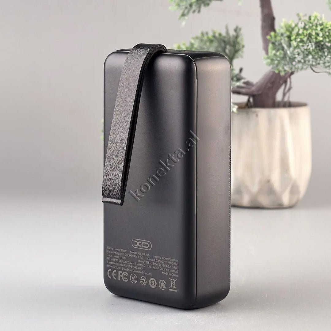 XO 30000mAh Battery, Black, 2 Ports - Thumbnail 2