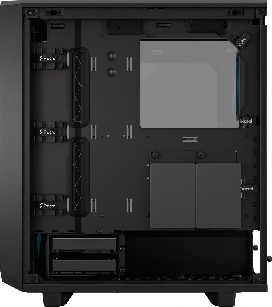 Fractal Design Meshify 2 Compact RGB Case, Black, Midi Tower - Thumbnail 7