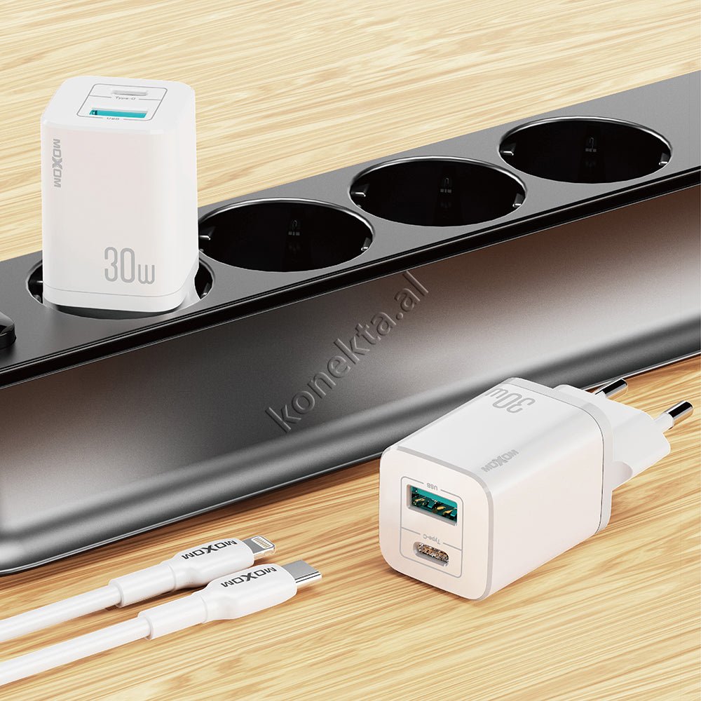 Moxom 30W Charger, White - Thumbnail 3