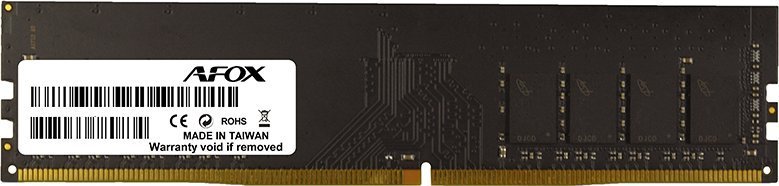 AFOX DDR3 Memory, 8 GB, 1600 MHz, CL11, AFLD38BK1P - Image 1