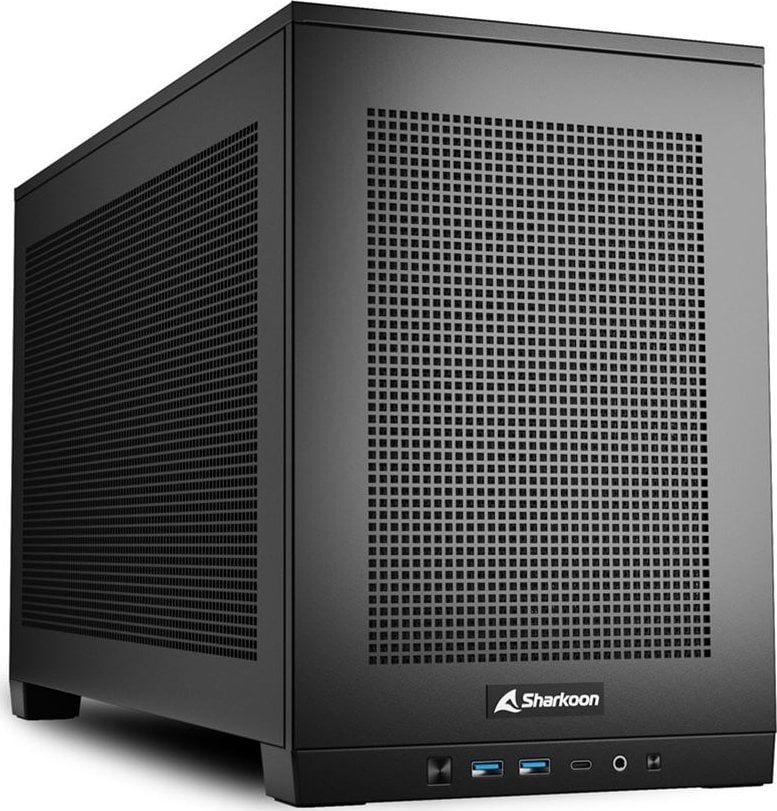 Sharkoon Rebel C20 Case, Black, Mini Tower - Image 1