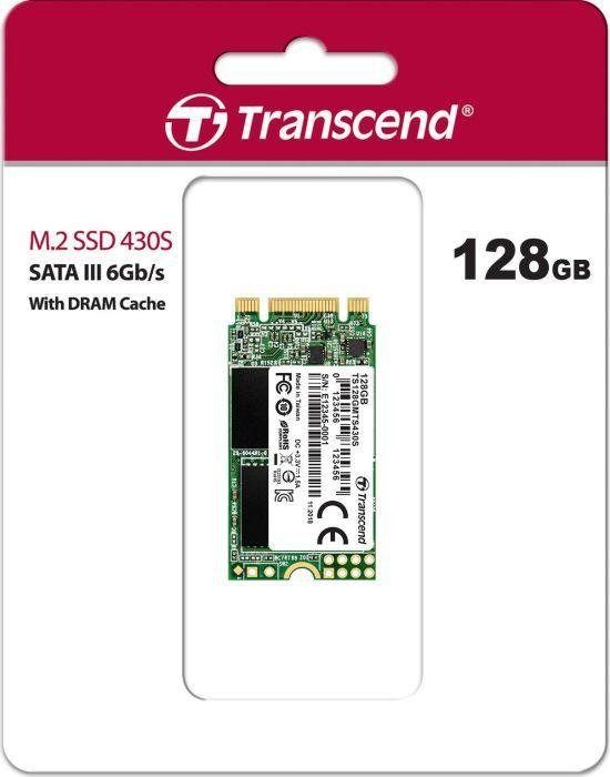 Transcend 430S SSD, 128GB, M.2 2242 SATA III - Thumbnail 4