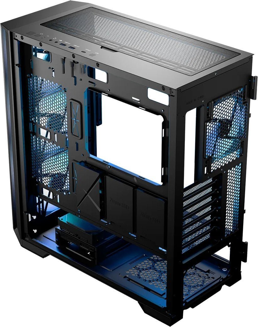 Modecom Horizon Flow ARGB Case, Black, Midi Tower - Thumbnail 4