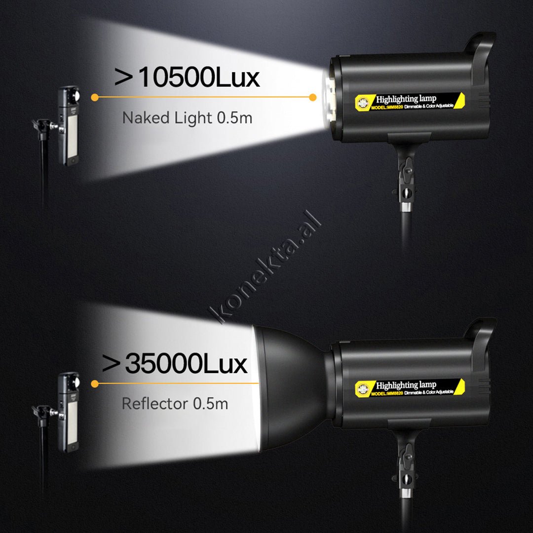 tjetertjeter LED RGB Light with SoftBox and Tripod, 300W - Thumbnail 7