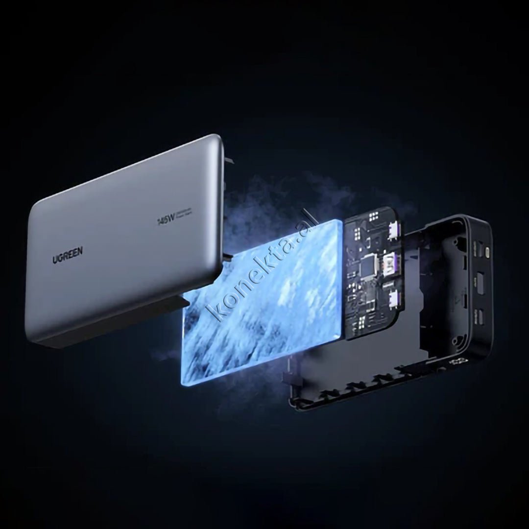 UGreen 25000mAh Power Bank, Black, 3 Ports, Fast Charging 145W - Thumbnail 4