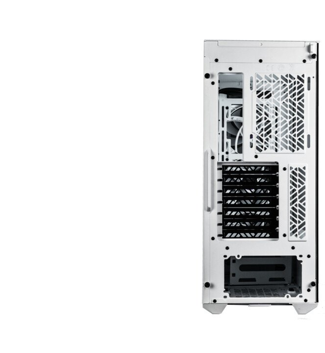 Cooler Master MasterBox 520 Mesh Case, Transparent Side, White - Thumbnail 11
