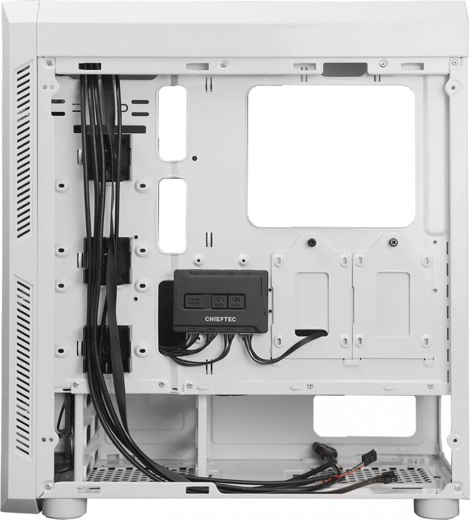 Chieftec Scorpion 3 ARGB Case, White GL-03W-OP, Midi Tower - Thumbnail 8