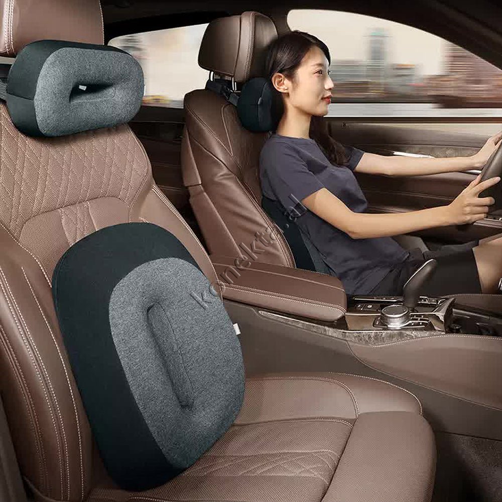 Baseus Multifunctional Memory Foam Cushion, Black, 450x365x115mm - Thumbnail 13