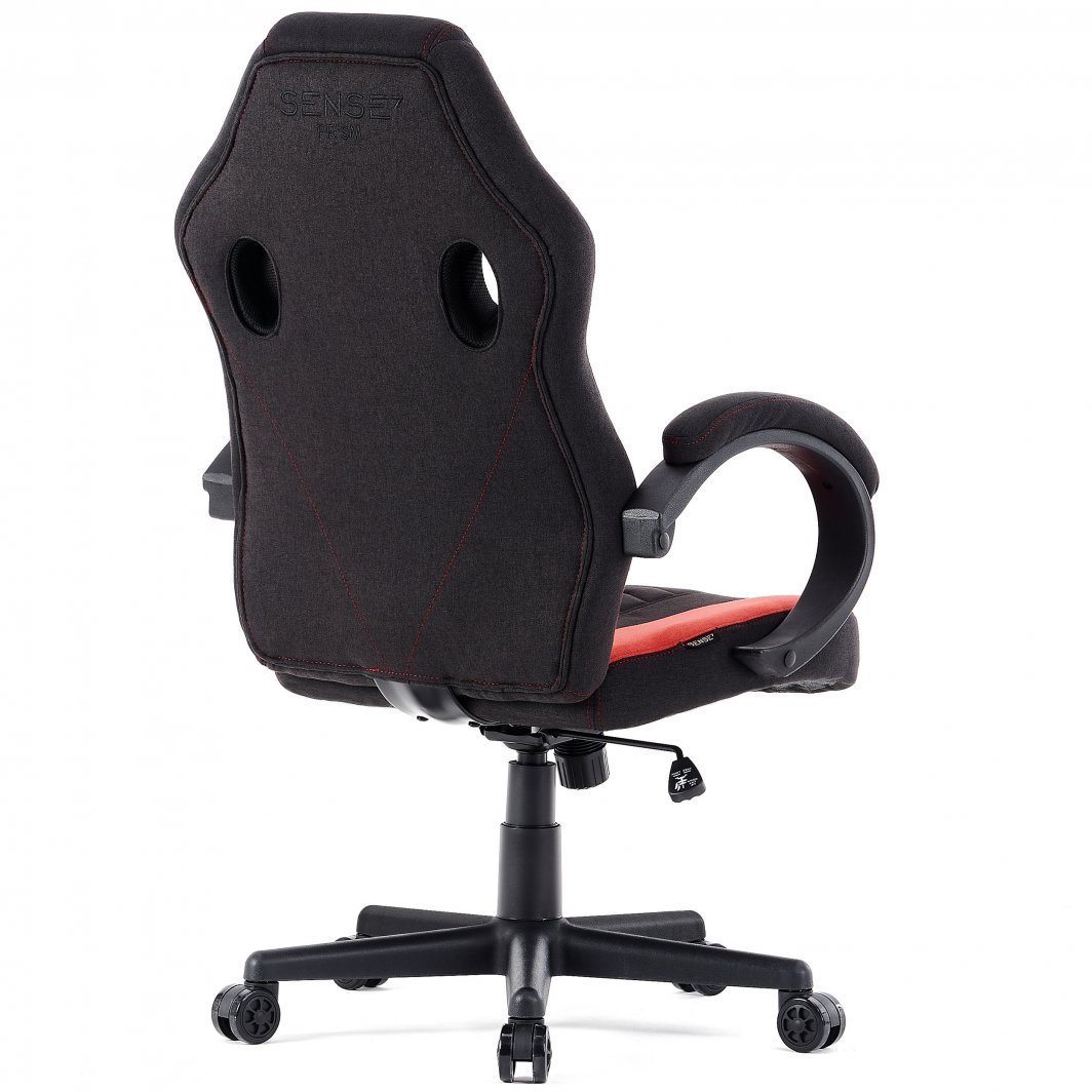 SENSE7 Prism Chair, Black/Red - Thumbnail 4
