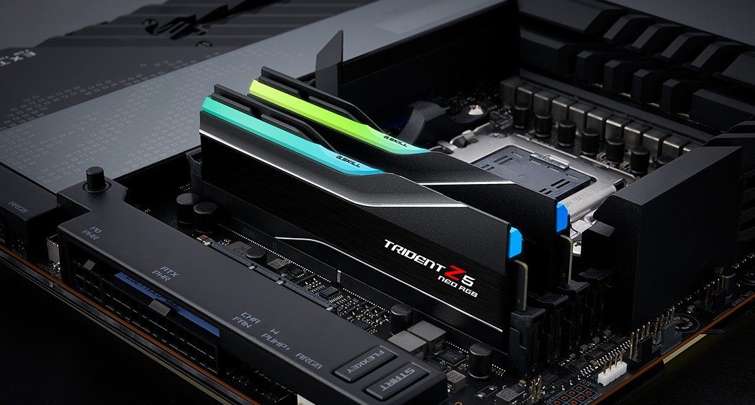 G.Skill Trident Z5 Neo RGB Memory 32 GB (2 x 16 GB) DDR5 6000 MHz - Thumbnail 5