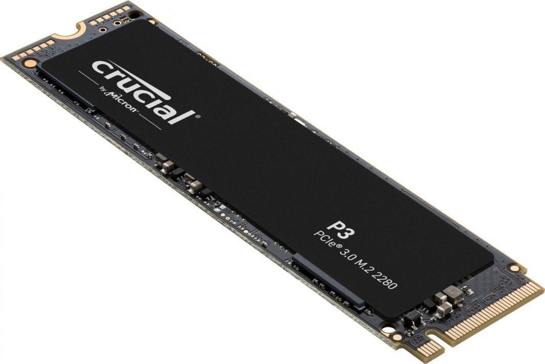 Crucial P3 SSD, 2TB, M.2 2280 PCI-E x4 Gen3 NVMe - Thumbnail 3