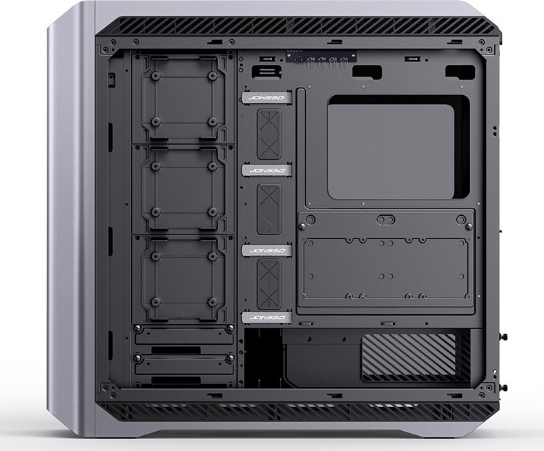 Jonsbo D500 ARGB Case, Black and Silver, Full Tower - Thumbnail 13