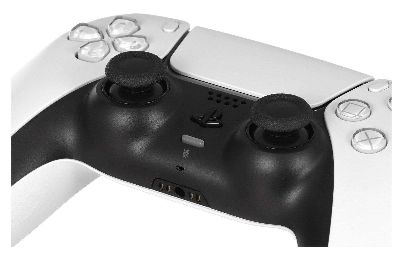 Sony DualSense Controller, PlayStation 5, Wireless, White/Black - Thumbnail 3