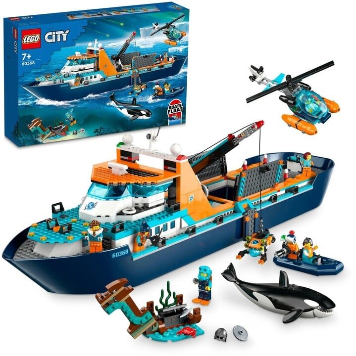 LEGO City 60368 Arctic Exploration Ship, 815 pieces - Image 1