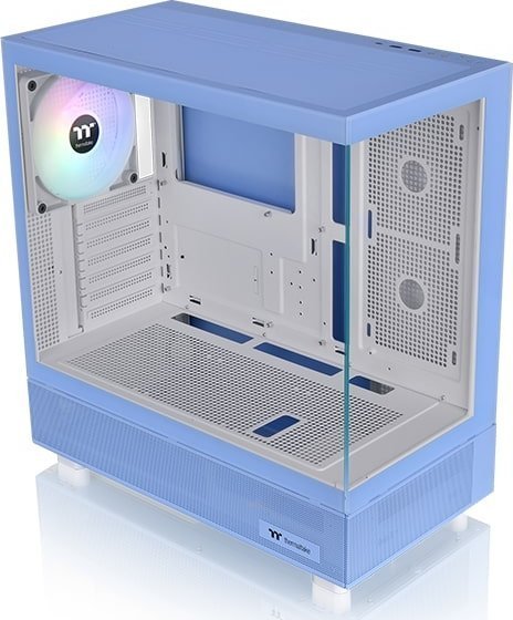 Thermaltake View 270 TG ARGB Case, Blue, Midi Tower - Thumbnail 5
