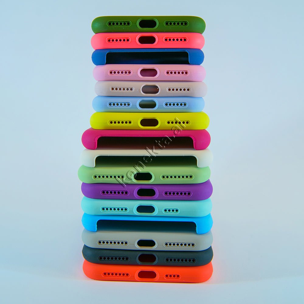 Apple Silicone Case for iPhone 6 / 6s / 6 Plus / 6s Plus, Black / Red / Green / Yellow / Blue / Pink / Violet - Thumbnail 12
