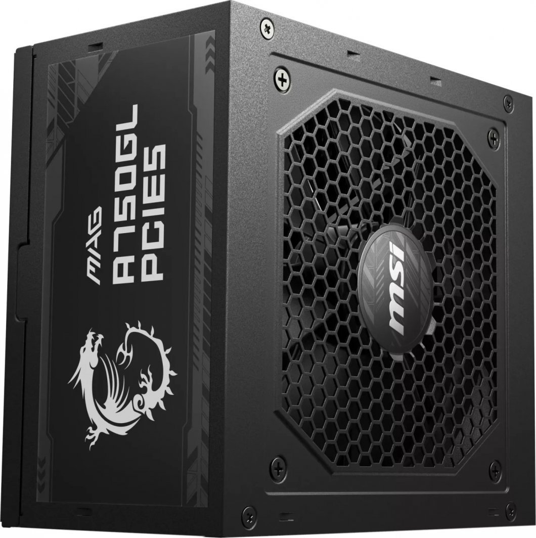 MSI MAG A750GL Power Supply, 750W, ATX 3.0, PCIe 5.0 - Thumbnail 4