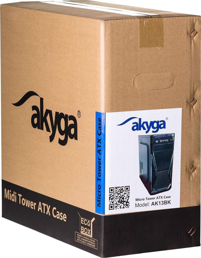 Akyga AK13BK Case, Midi Tower - Thumbnail 6