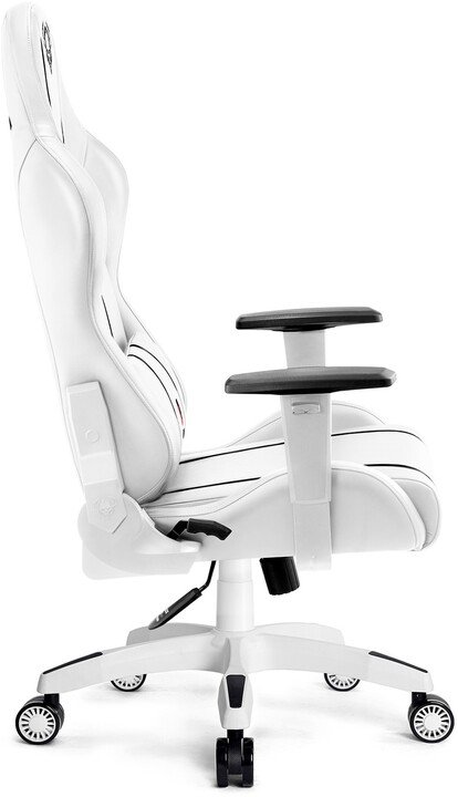 Diablo Chairs X-One 2.0 Chair, XL, White / Black - Thumbnail 3