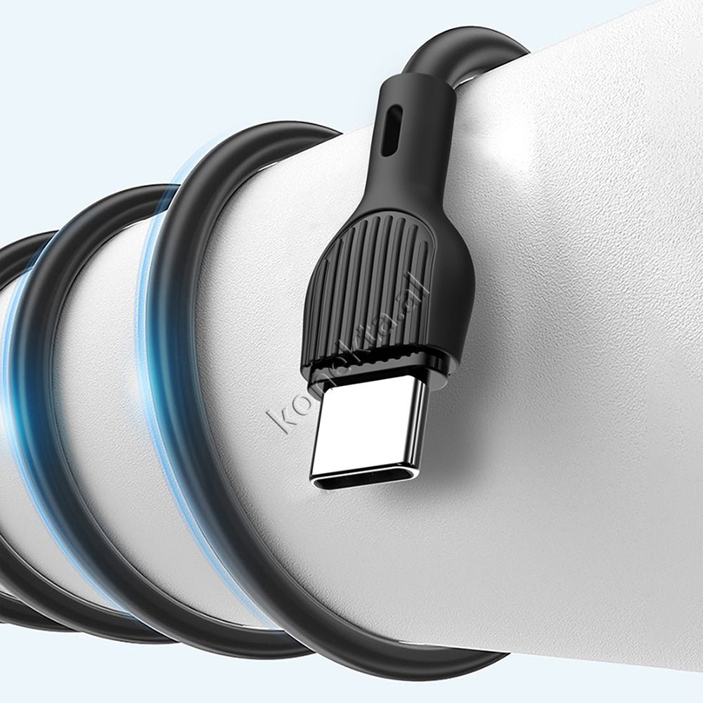 XO USB Charging Cable, 1m, Black / White, Lightning / Type-C / Micro - Thumbnail 6