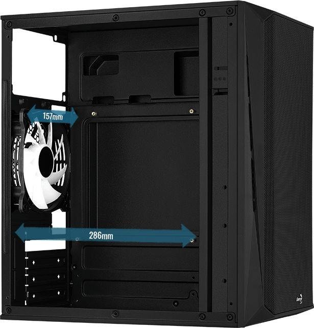 Aerocool CS-107 FRGB Case, Mini Tower - Thumbnail 12