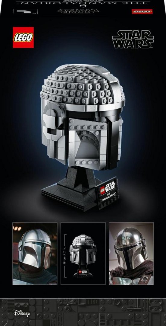 LEGO Star Wars Mandalorian Helmet, 584 Pieces - Thumbnail 7