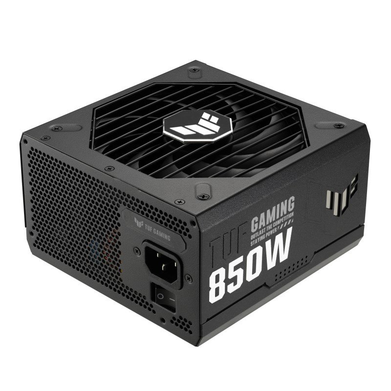 ASUS TUF Gaming Power Supply, 850W, Gold, 24-pin ATX, Black - Thumbnail 7