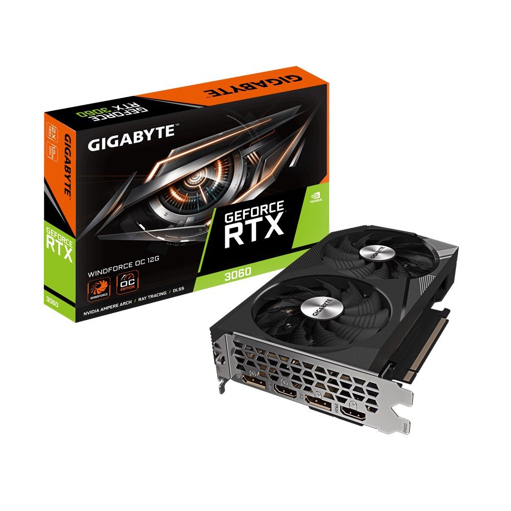 GIGABYTE NVIDIA GeForce RTX 3060 Graphics Card, OC, 12 GB GDDR6 - Thumbnail 7