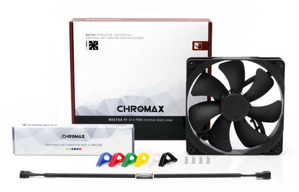 Noctua NF-A14 PWM Fan chromax.black.swap - Thumbnail 3