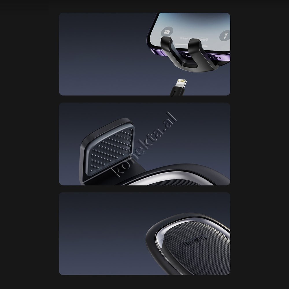 Baseus Auto Clamping Phone Holder for Car, 5.4 - 7.2 inch - Thumbnail 18