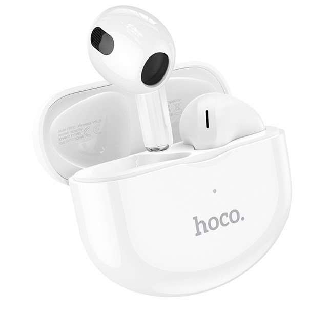 Hoco EW35 Sonido Wireless Bluetooth Earbuds, White - Thumbnail 4