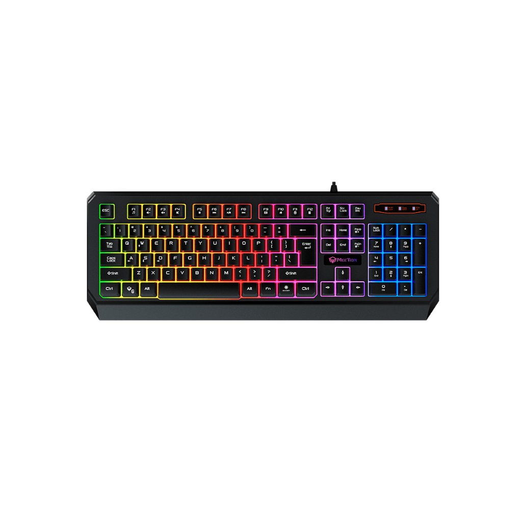 MEETION K9320 Keyboard, USB Wired, Backlit, US - Image 1
