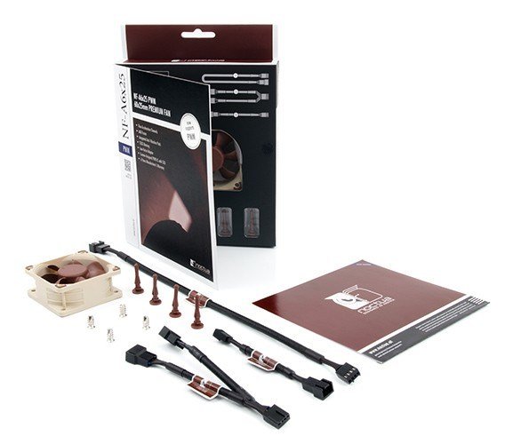Noctua NF-A6x25 PWM Fan, 6 cm, Bronze / Beige - Thumbnail 5