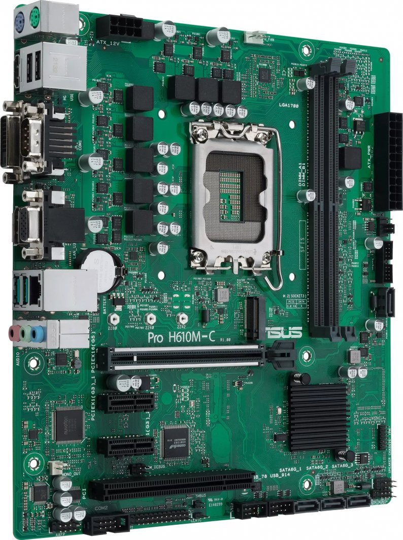 ASUS PRO H610M-C-CSM Motherboard, 64GB - Thumbnail 3