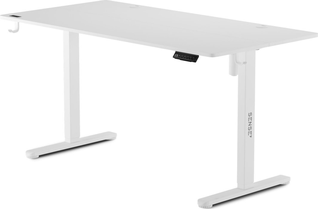 SENSE7 Nojo Table, 140cm x 70cm, White - Thumbnail 2
