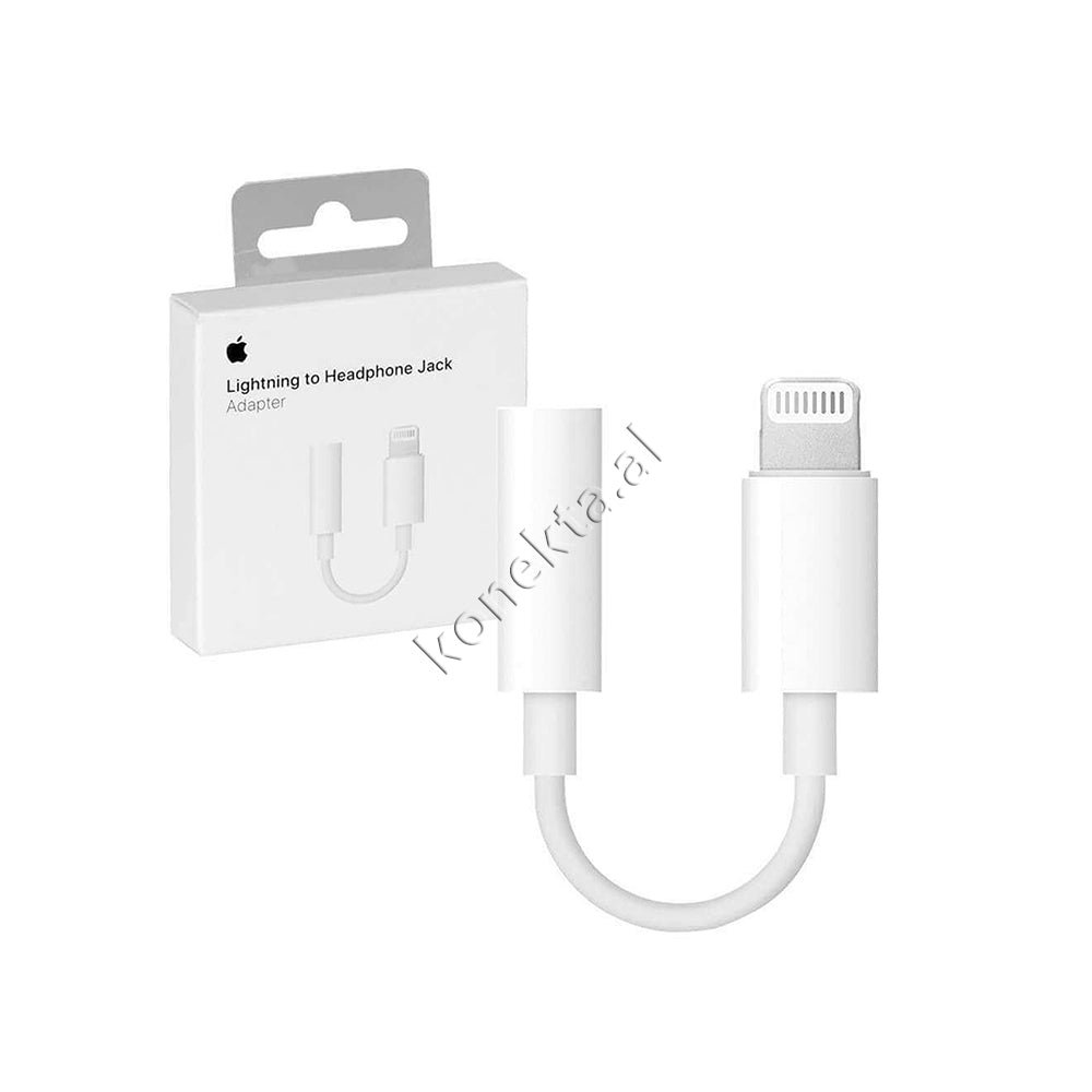 Apple Lightning to Aux 3.5mm Adapter, White - Image 1