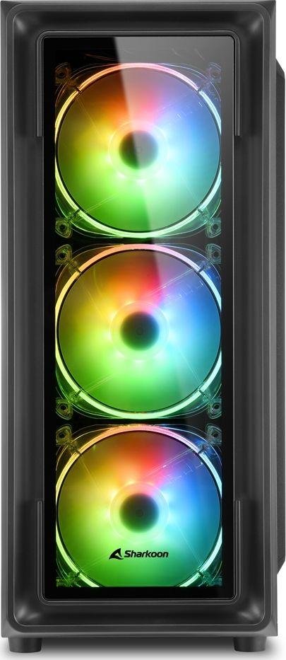 Sharkoon TK4 RGB Case, Midi Tower - Thumbnail 2