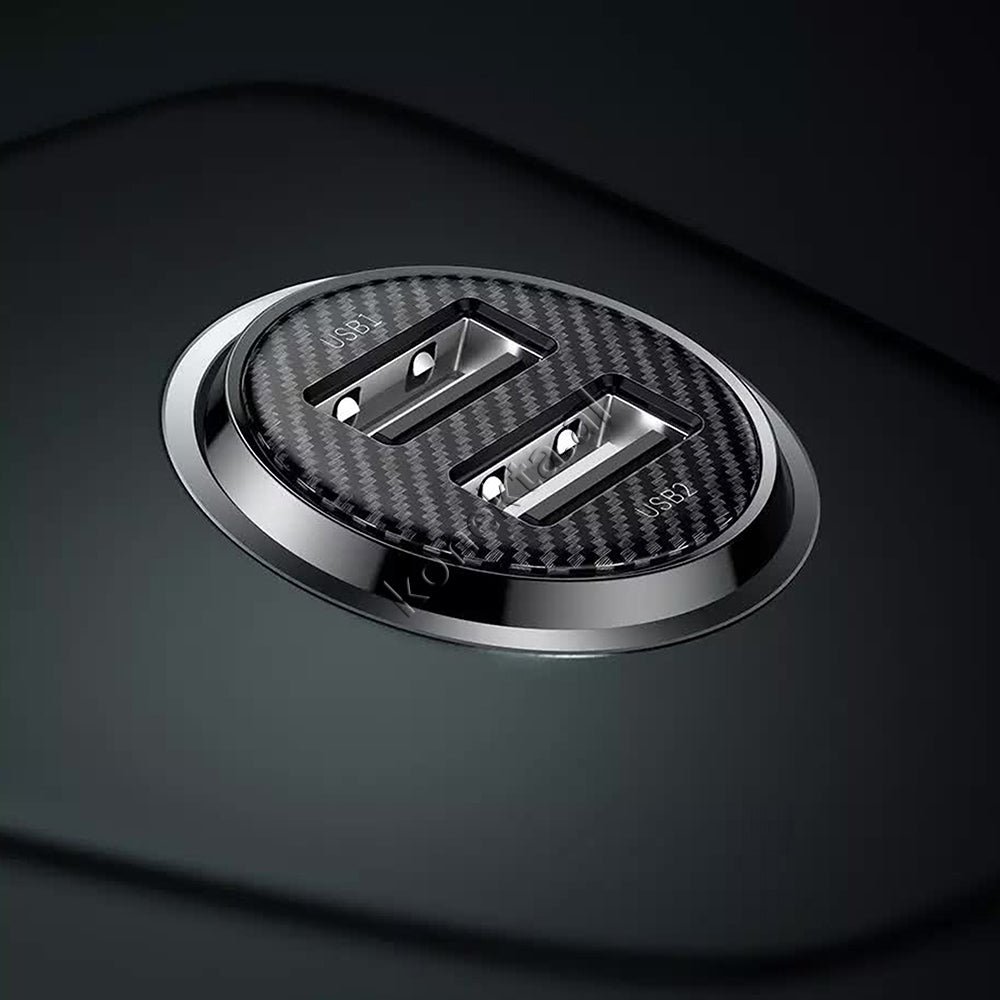 Baseus Car Charger, Black, Dual Port 4.8A - Thumbnail 10