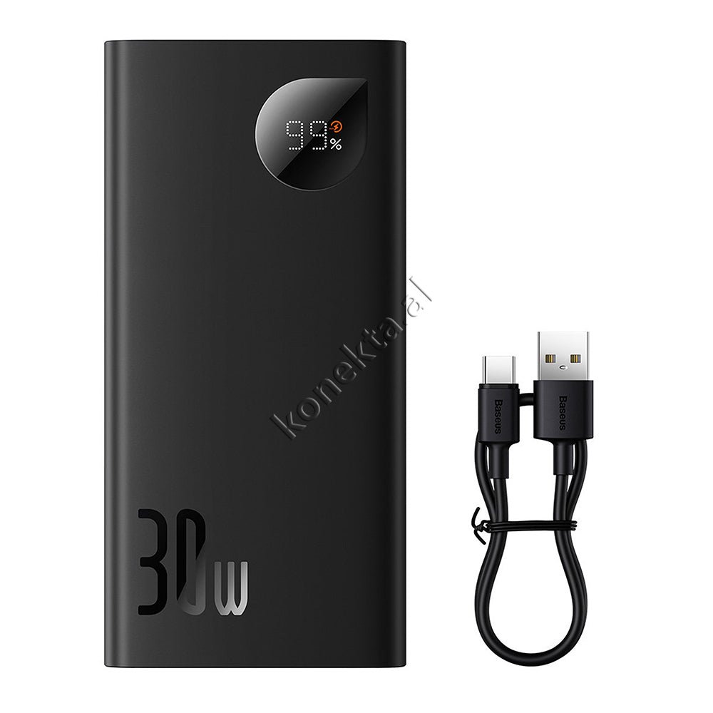 Baseus 20000mAh Power Bank, 30W, Black - Thumbnail 7