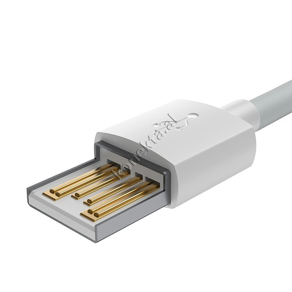 Baseus Lightning Charging Cable, 1.5m, 2.4A, White - Thumbnail 9