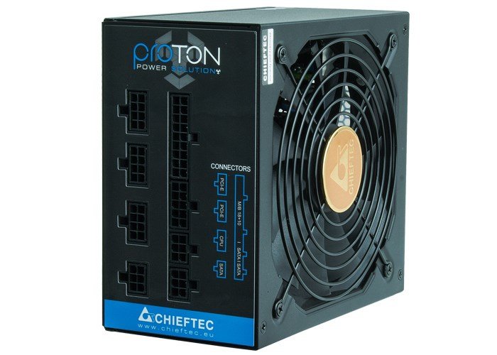 Chieftec BDF-750C Proton Power Supply, 750W, 80 PLUS Bronze, Black - Thumbnail 2