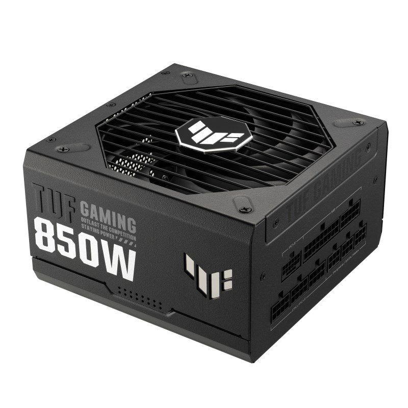 ASUS TUF Gaming Power Supply, 850W, Gold, 24-pin ATX, Black - Image 1