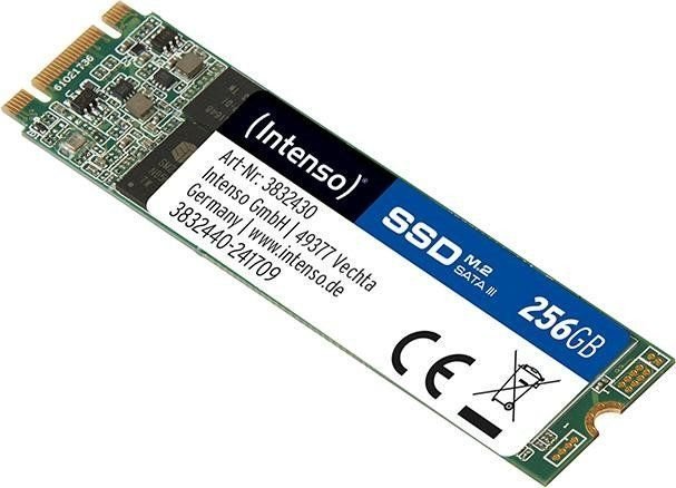 Intenso Top SSD, 256GB, M.2 2280 SATA III - Image 1
