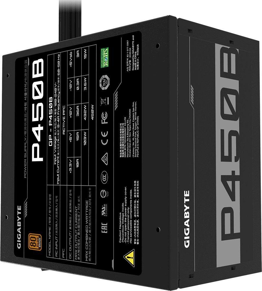 Gigabyte P450B Power Supply, 450W, ATX - Thumbnail 2