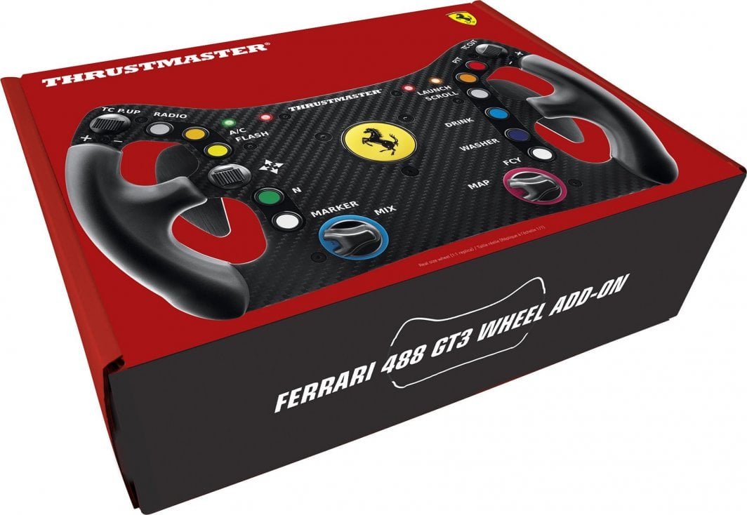 Thrustmaster Ferrari 488 GT3 Wheel Add-On (4060263) - Thumbnail 5
