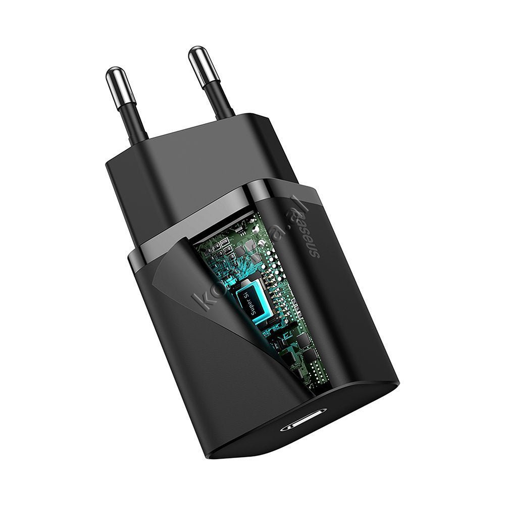 Baseus Charger with Type-C Port and 20W Charging Cable - Thumbnail 5