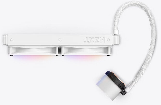 NZXT Kraken 280 RGB Cooler, White - Thumbnail 2