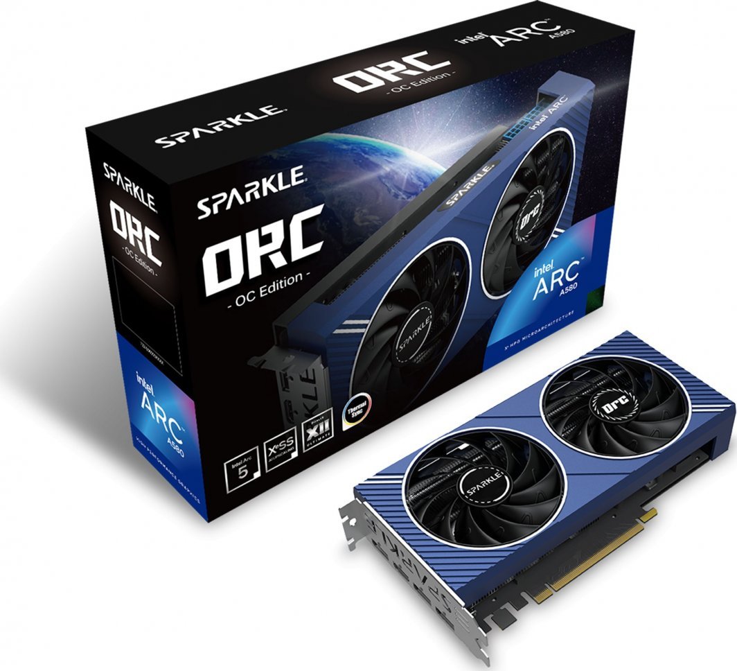 Sparkle Arc A580 Orc OC Edition 8GB GDDR6 Graphics Card - Image 1