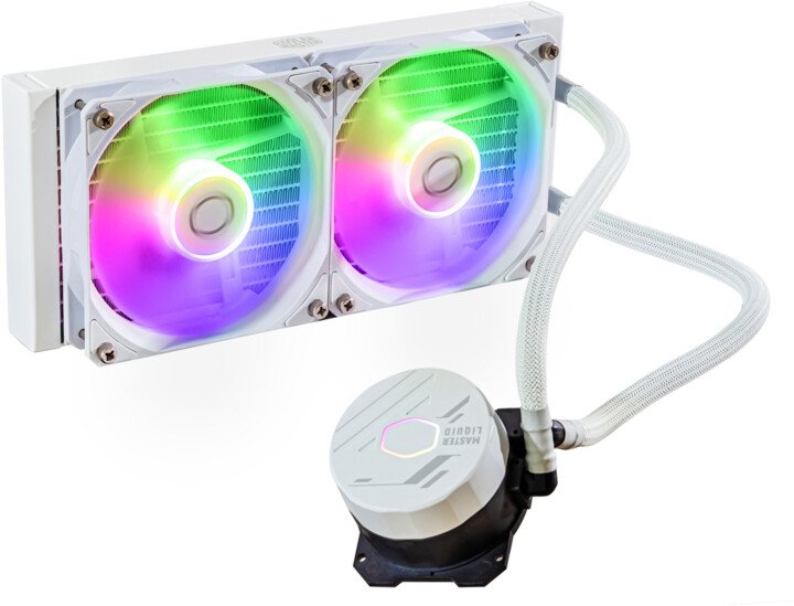 Cooler Master MasterLiquid ML240L Core ARGB Cooler, White - Image 1