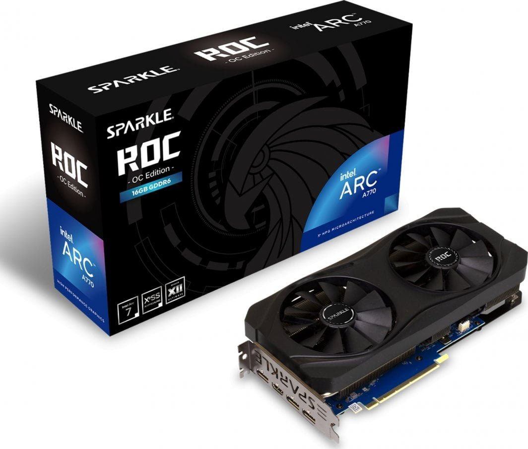 Sparkle Arc A770 ROC Graphics Card, Black, 16GB GDDR6 - Image 1